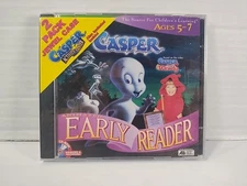 Casper: Animated Early Reader w/ Activity Center (2 Disc CD-ROM 1998) NEW/Sealed