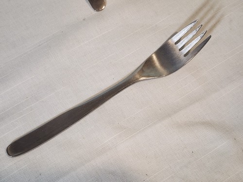 HULL/RUSSEL WRIGHT Highlight Pinch Dinner Forks, Set of 4 NICE! - Picture 8 of 10