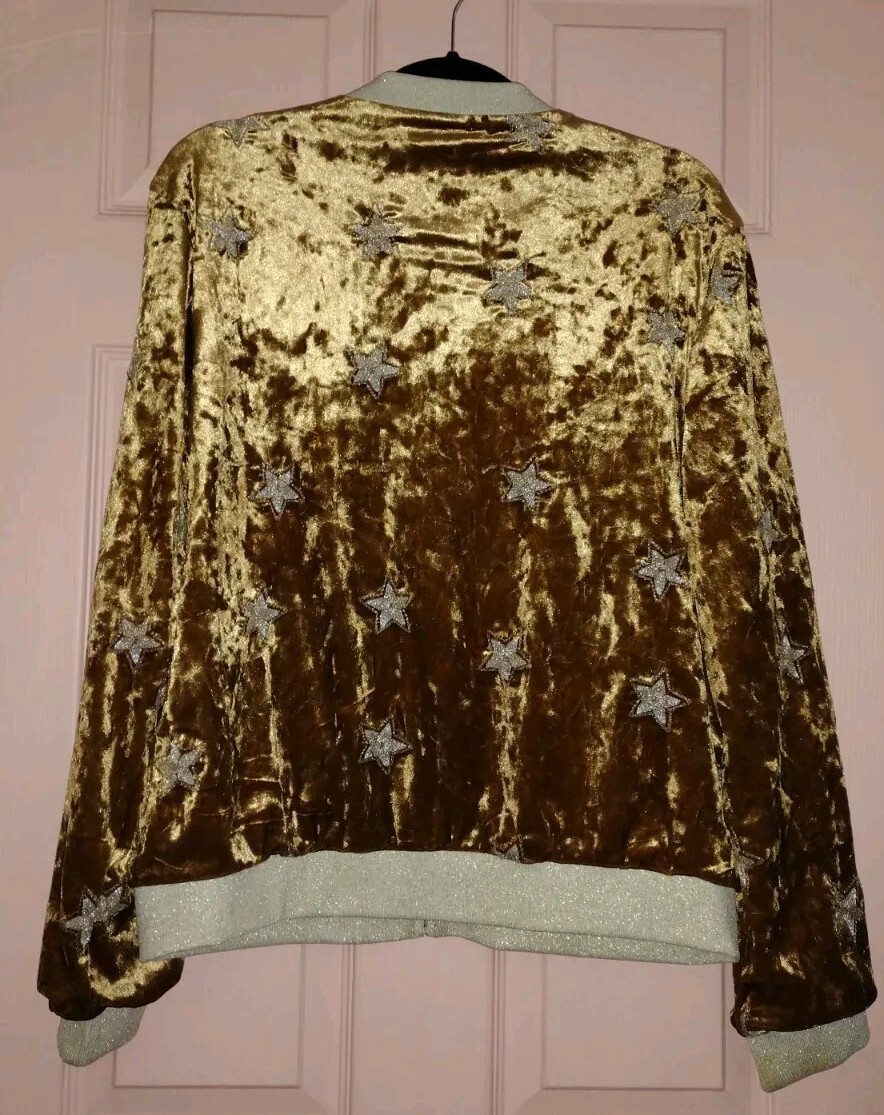 Forever21 Gold Large Polyester Spring/ Fall Jacket - image 5