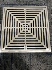 Sioux Chief Floor Sink Grate 861-NR Ring And Strainer Nickel Bronze Full Square