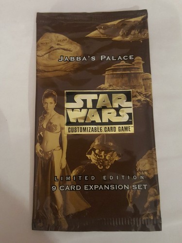 Star Wars Jabba's Palace - Limited Edition CCG Cards EMPTY Packet/Wrapper #W131 - 第 1/1 張圖片