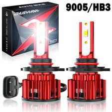 For Dodge Charger 2016-2021 -2x 6000k White 9005 Led Headlight Bulbs Hilo Beam