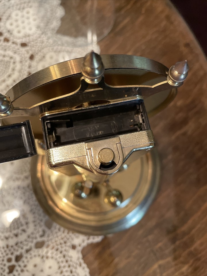 Kundo Anniversary Clock Germany with Plastic Dome Battery Operated eBay