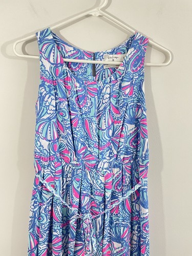 Lilly Pulitzer x Target Girls size XL Maxi Dress My Fans 20th Anniversary Floral - Picture 2 of 8