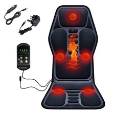 8 Modes Full Body Back Massage Cushion Car Chair Seat Pad Mat Neck Heat Massager