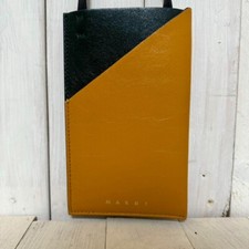 MARNI telefono tracolla bicolore con scatola e borsa portaoggetti 7*3,9 pollici