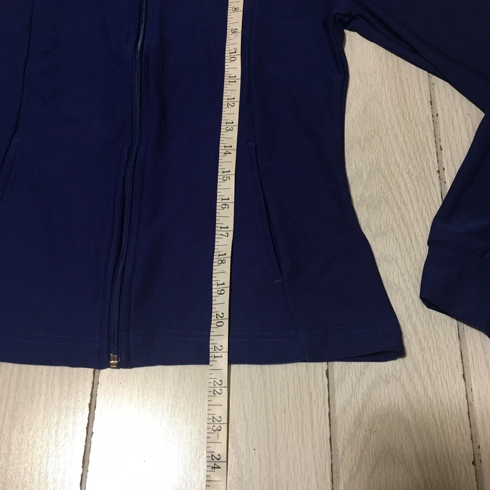 Top de running Ixspa Hydro Fit manga larga semi ajustado azul S Foto 4 de 4