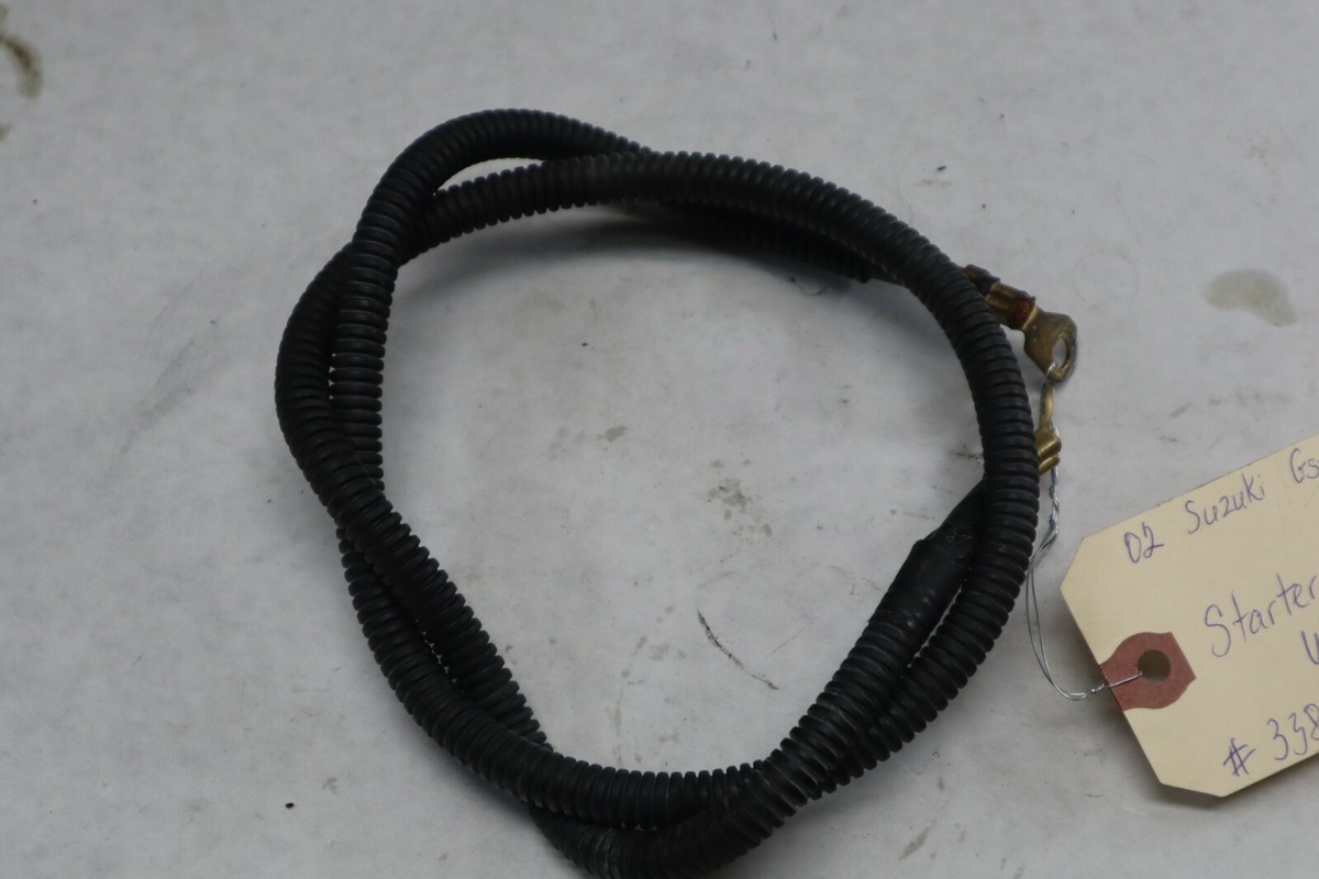 いそ OEM Suzuki Motorcycle Starter Motor Wire 2002 GSXR600 Silver