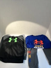 UNDER  ARMOR Kids 2T Zip-up jacket & Long Sleeve / Pants Set