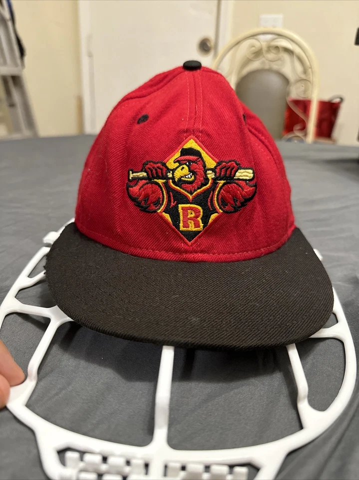 Sombrero de Colección Rochester Red Wings Adulto Rojo Nueva Era Equipado 7 3/8 The Minor League Foto 2 de 4