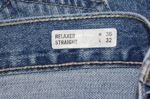 Mens Adamsville Relaxed Straight Jeans 36x32 (meas 36x31) Medium Wash - Picture 6 of 8