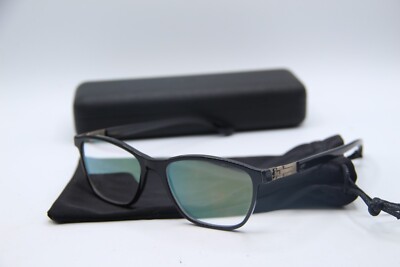 NEW IC! BERLIN NUANCE BLACK GOLD AUTHENTIC EYEGLASSES W/CASE 52-17