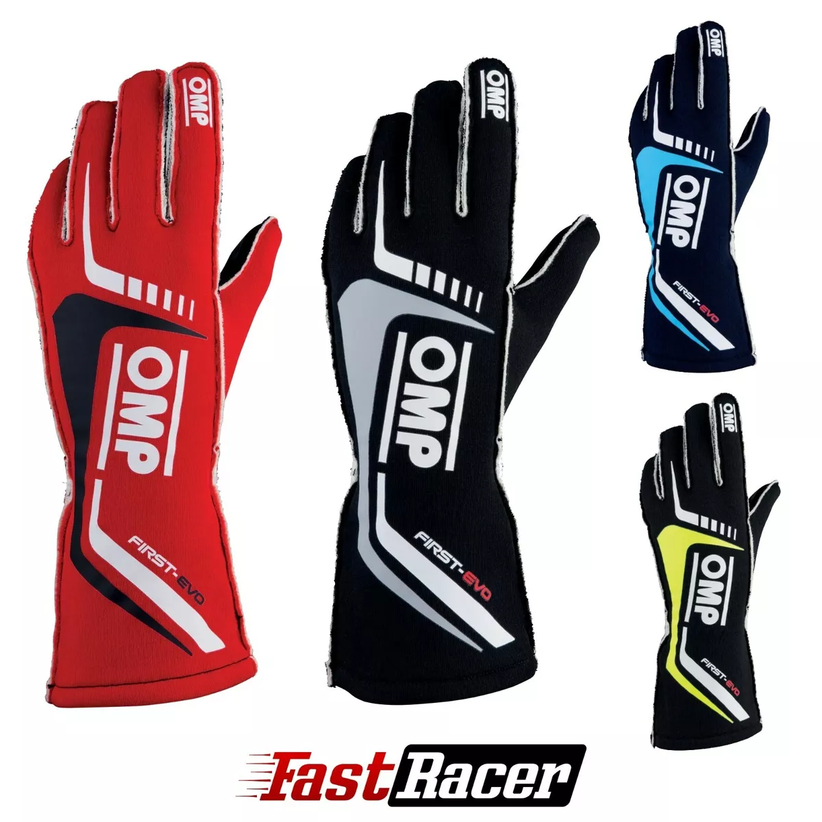 OMP FIRST EVO Racing Gloves FIA 8856 2018 Approved IB 767 eBay