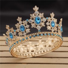 Luxury Wedding Crown Bride Tiaras and Crowns Hair Jewelry Diadem Prom Headdress