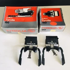 Vintage Tyrolia AMF 150 Ski Bindings Toe Unit Step-in Heel & Brakes NOS