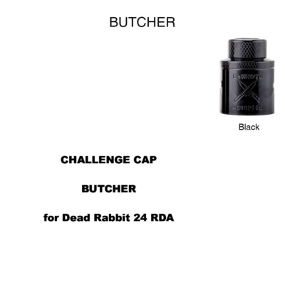 Butcher Challenge Cap für den DEAD RABBIT 24 RDA SCHWARZ NEU