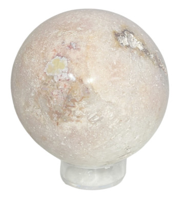 Rare Pink Amethyst Druzy Sphere with Stand - E