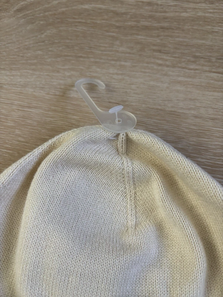 Gorro gorra Baby Gap niño/niña tejido rosa oscuro fuchica naranja estrella nuevo sin etiquetas Foto 2 de 4