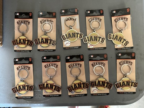 Lotto di 10 portachiavi San Francisco Giants nuovo - Foto 3 di 3