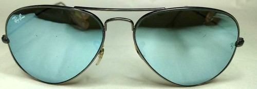 OCCHIALI DA SOLE RAY-BAN RB3025 LG AVIATOR ARGENTO/ARGENTO SPECCHIO 55/14 135 - Foto 2 di 7