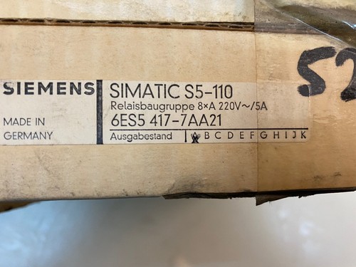 Siemens Simatic S5-110 Digitalausgabe 6ES5 417-7AA21 OVP Relaisbaugruppe SPS - Picture 3 of 3