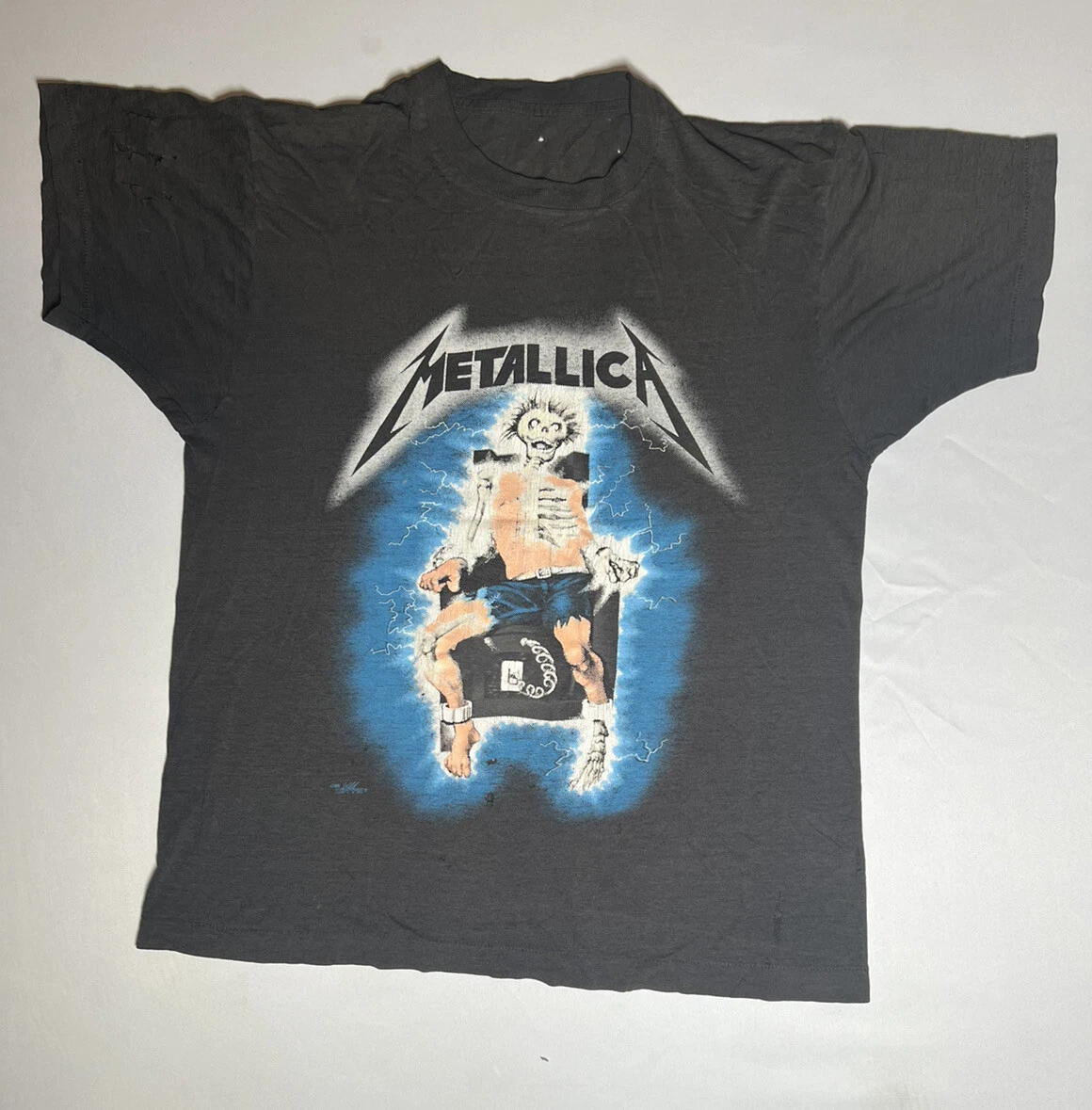 Vintage 1985 Metallica Shirt - Metal Up Your Ass T-Shirt Tee 80’s Distressed