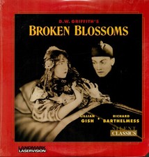 Broken Blossoms D.W Griffith LD Laserdisc LIllian Gish Silent Classics