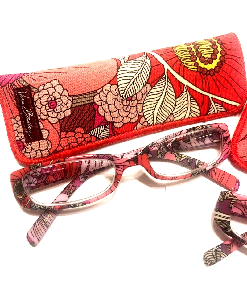 NUEVO VERA BRADLEY Gafas de Lectura JACKIE Bohemian Blooms +2.50 Lote De 2 Foto 2 de 4
