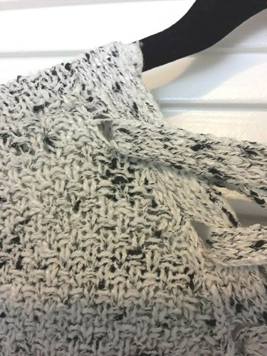 Love By Design Criss Cross Back Open Front Cardigan Sweater Top Size S - Picture 5 of 12