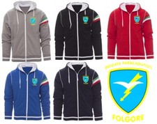 Felpa Giacca Cardigan Brigata Paracadutisti  Folgore Esercito Italiano Uomo