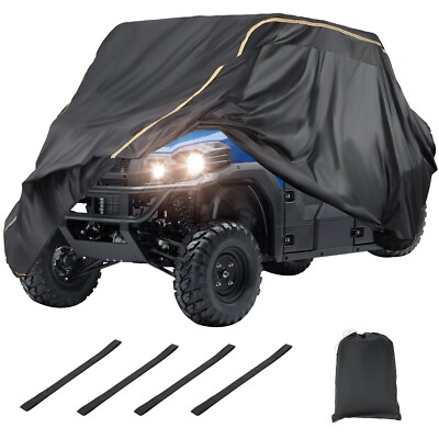UTV Cover 4-6 Seater for Kawasaki Mule PRO-FXT DXT/ John Deere Gator/ WOLVERINE