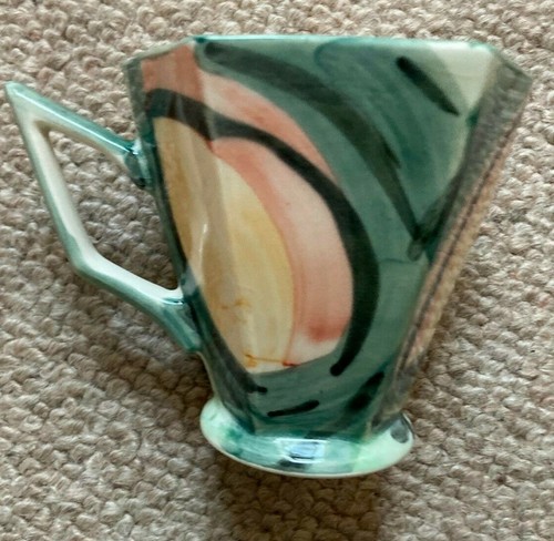 Unusual Geometric / Hexagonal Mug and Saucer x 2 - Picture 4 of 10