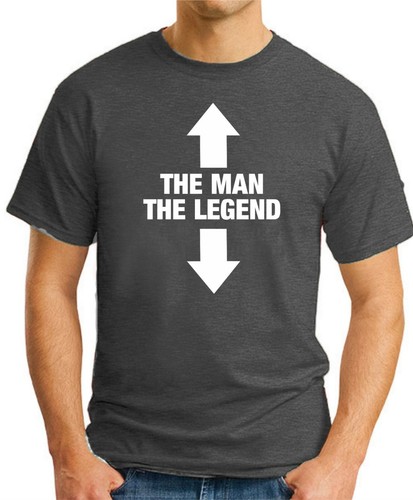 THE MAN THE LEGEND T-SHIRT > Funny Slogan Novelty Mens Geeky Gift Present Nerd - Picture 21 of 22