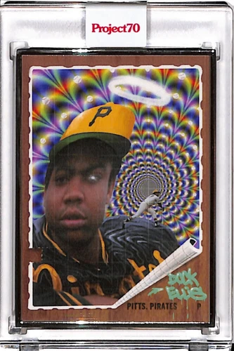 2021 TOPPS PROJECT 70 #232 DOCK ELLIS BY CES P70 AP SILVER FRAME 04/51