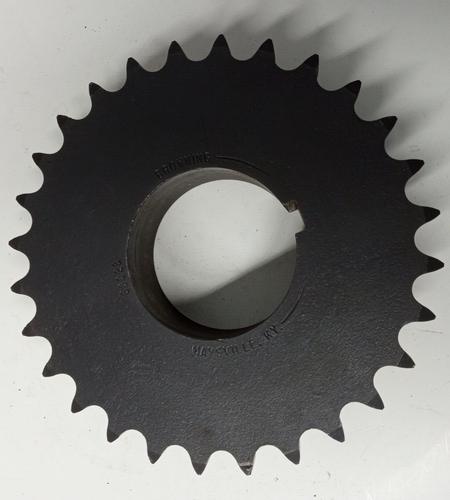 Browning 60Q28 #60 Bushing Bore Roller Chain Split Taper Sprocket 28T **USA** - Picture 2 of 4