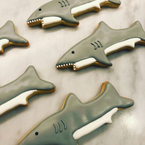 Shark 6'' Cookie Cutter Metal Ocean Beach Zoo Birthday Party - Picture 5 of 8