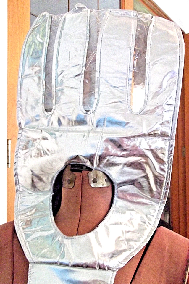 66" Metallic Silver 4 PRONG FORK Polyester HALLOWEEN COSTUME Adult Size UNISEX - Image 4 of 4