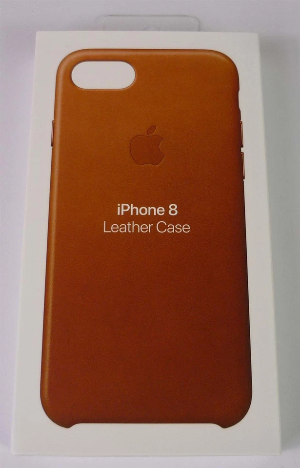 Genuine Apple Leather Case for iPhone 7, 8 & SE (2nd & 3rd Gen) - Saddle Brown - Image 2 of 4