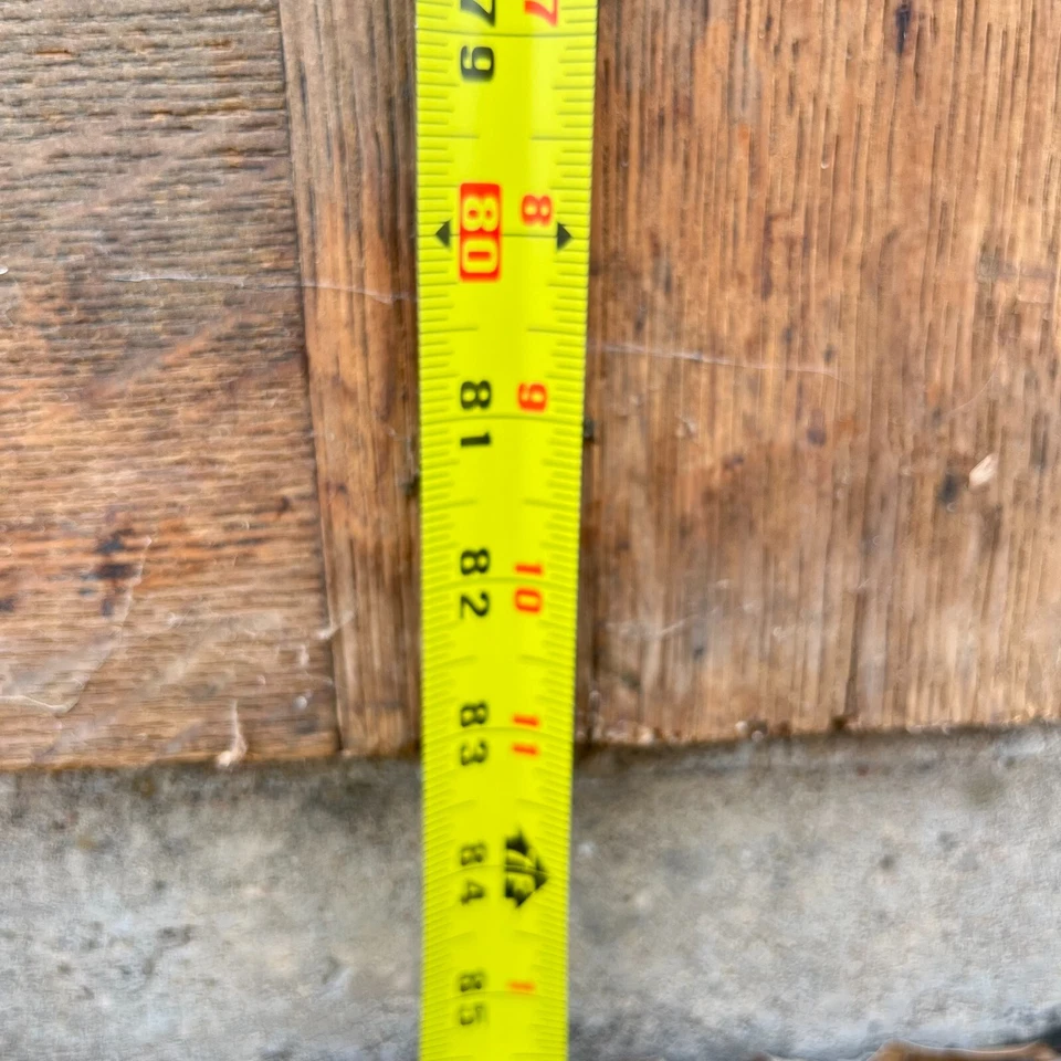 Antique Solid Wood 5 Panel Door 32 x 83 Reclaimed Hotel Salvage 1890s Multiples - Image 4 of 4