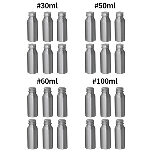 Allgemeine leere Flaschen ECD Aluminium Dosen Emulsion Reise Fläschchen Glas Make-up 6 Stück - Bild 2 von 51