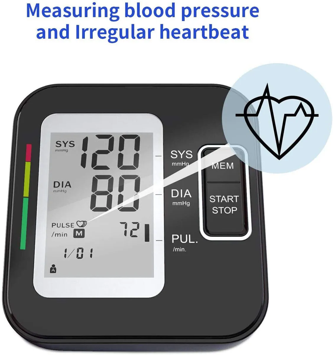 NEW Blood Pressure Monitor, Automatic Upper Arm Monit Digital