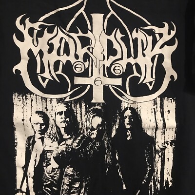 Marduk - Mens XL Vintage Black Metal T-Shirt [Heavy Metal Shirt