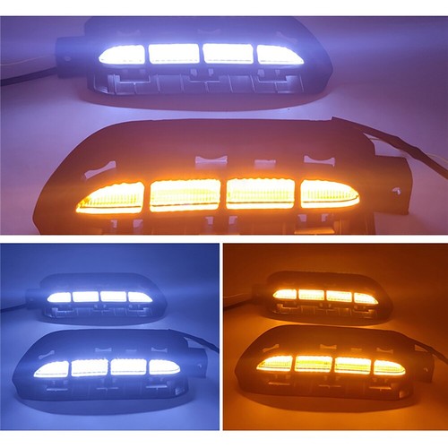 LED Front Bumper Fog Lights DRL Running Turn Signal For Kia Sportage X-Pro 23-24 - Picture 11 of 12