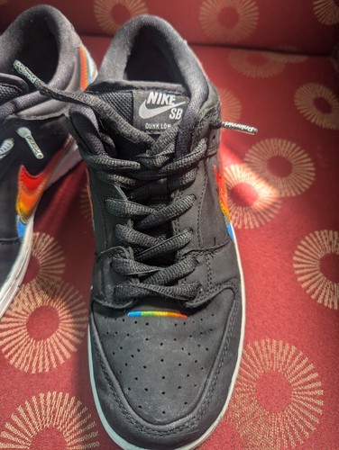 Size 9.5 - Nike Polaroid x Dunk SB Low Black - Picture 18 of 21