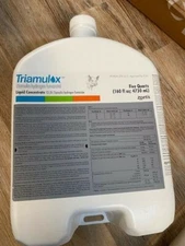 160 oz Triamulox Liquid Concentrate 12.3% tiamulin for Swine antibiotic Exp 1/23