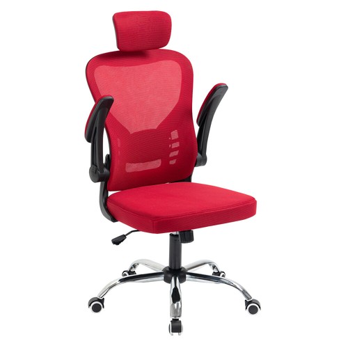 Mesh Back Home Office Chair with Armrest Swivel 5 Casters Computer Desk Chair - Picture 136 of 231
