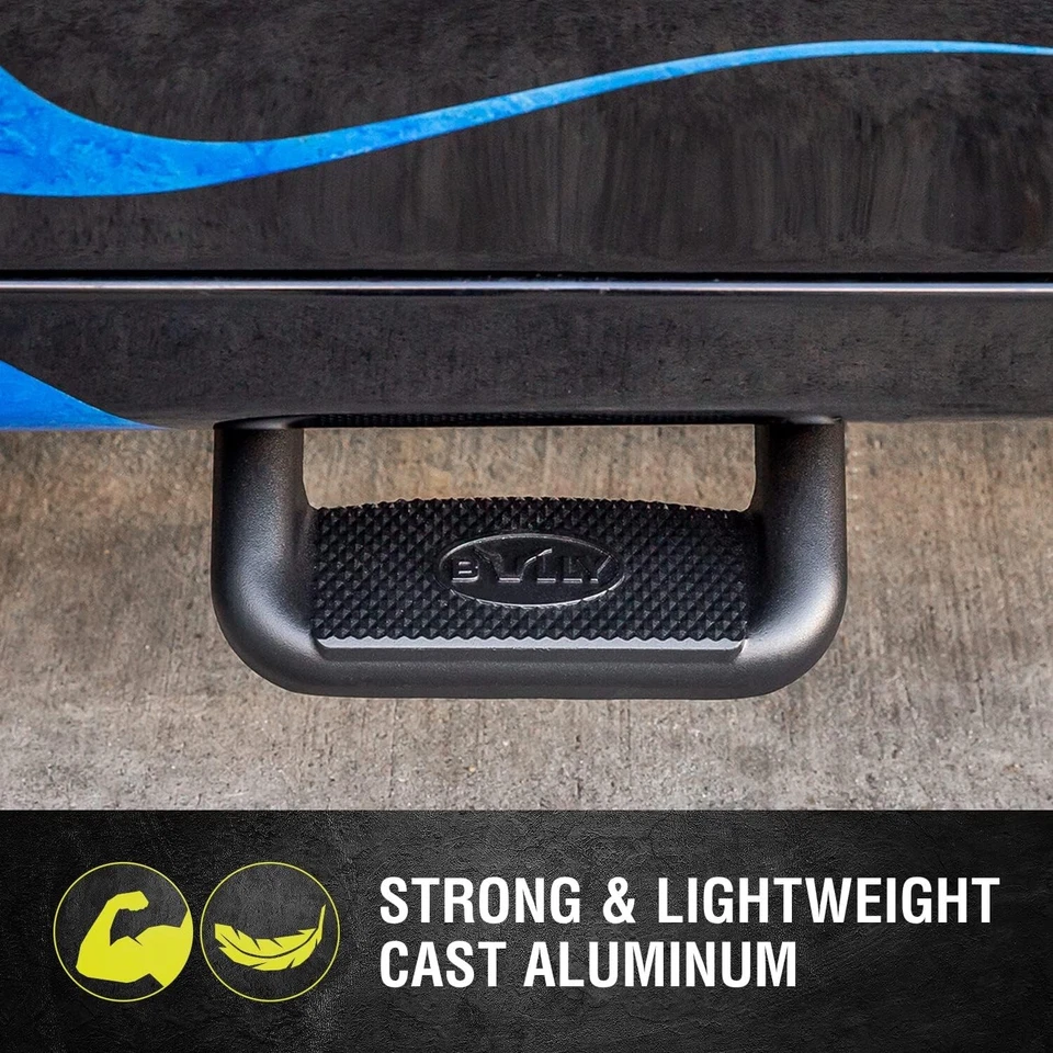 Truck Black Powder Coated Hoop Side Step Set 2 Pieces (1 Pair) Dodge - Image 2 of 4