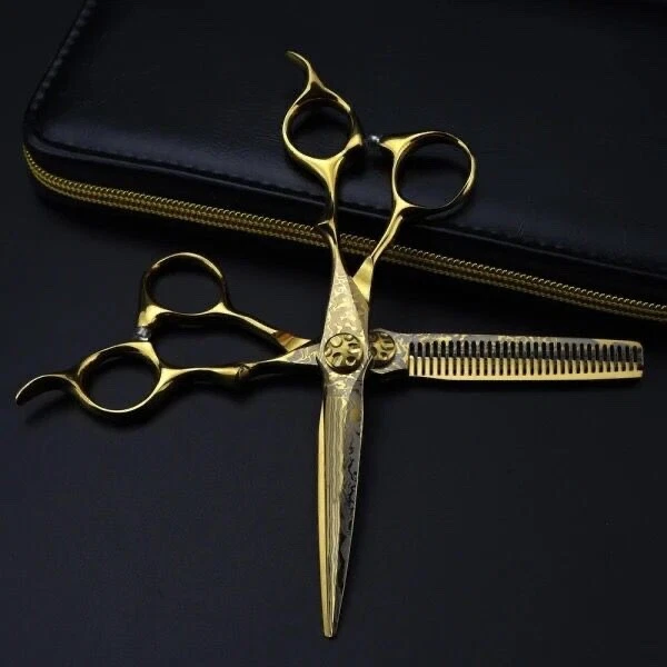 VINCI-VESTAL 7” Japanese Hairdressing Scissors Barber Salon Hair Cutting Dragon Shears set