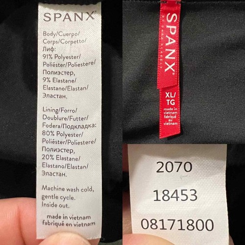 Spanx Velvet Leggings in Black - Picture 11 of 11
