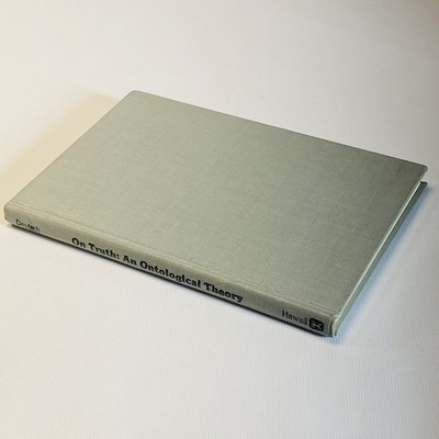 SIGNED On Truth : An Ontological Theory Eliot Deutsch 1979 Vtg Hawaii